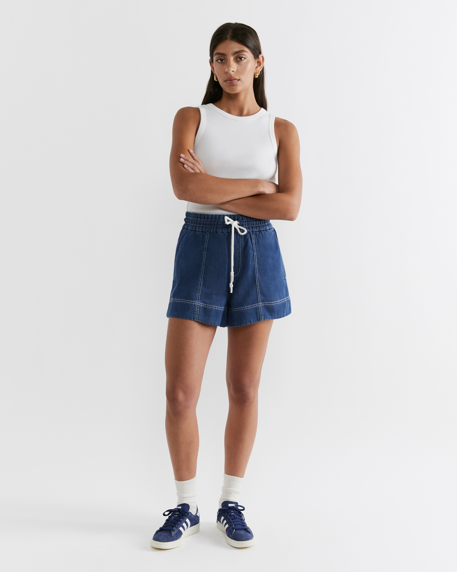 Nyra Pull On Denim Short JAG