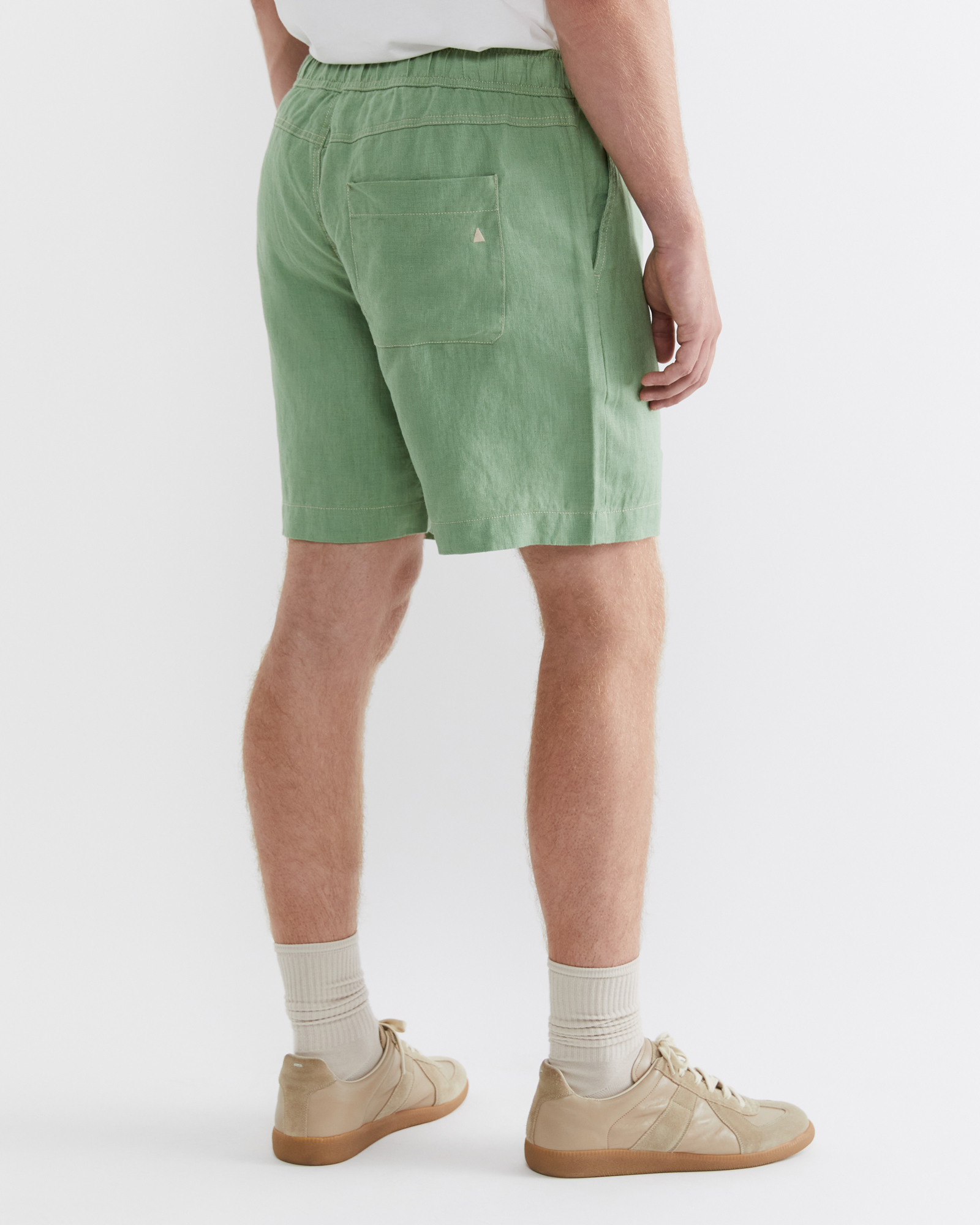 Green corduroy shorts hot sale