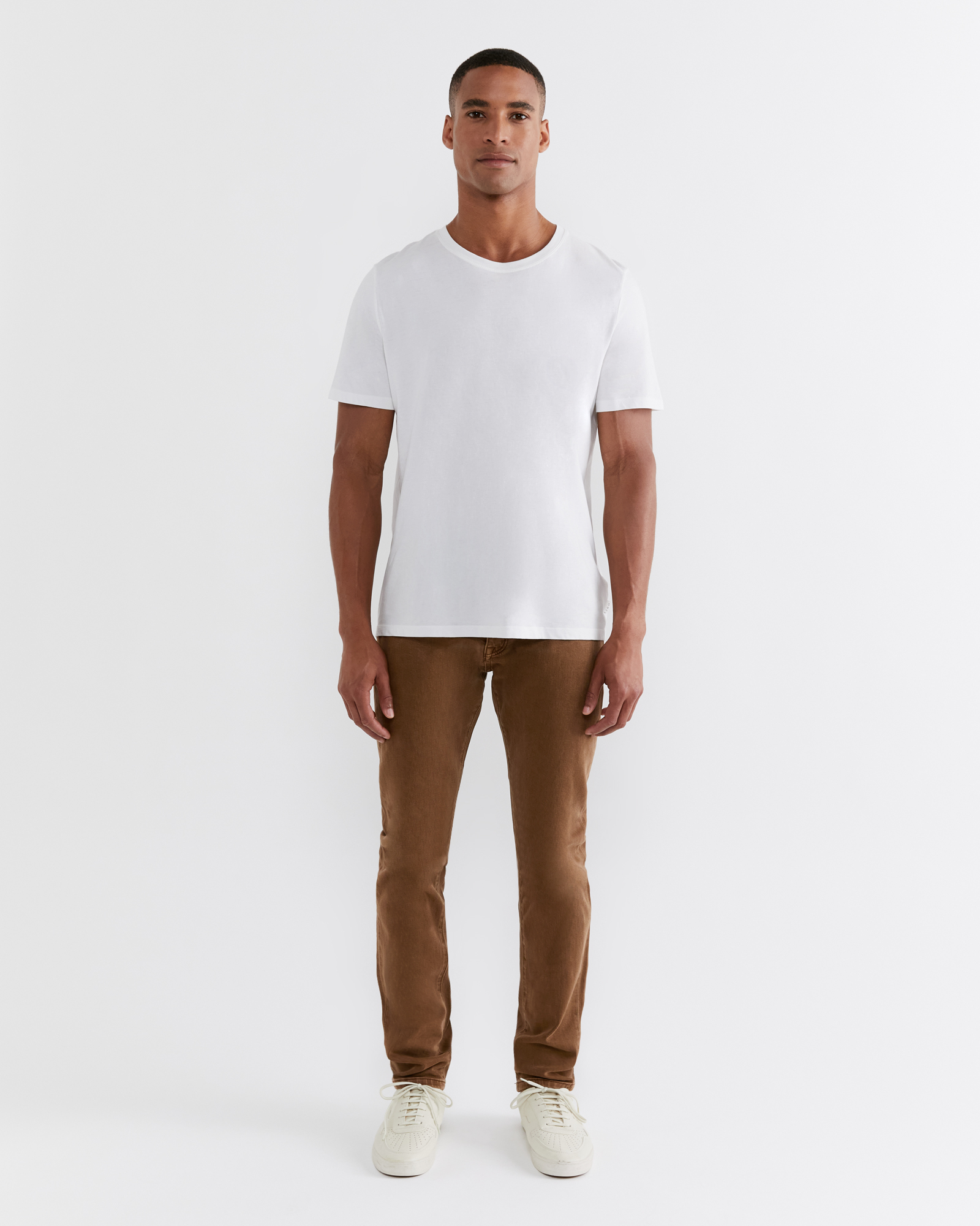 Stan Garment Dye Jeans in Brown | JAG