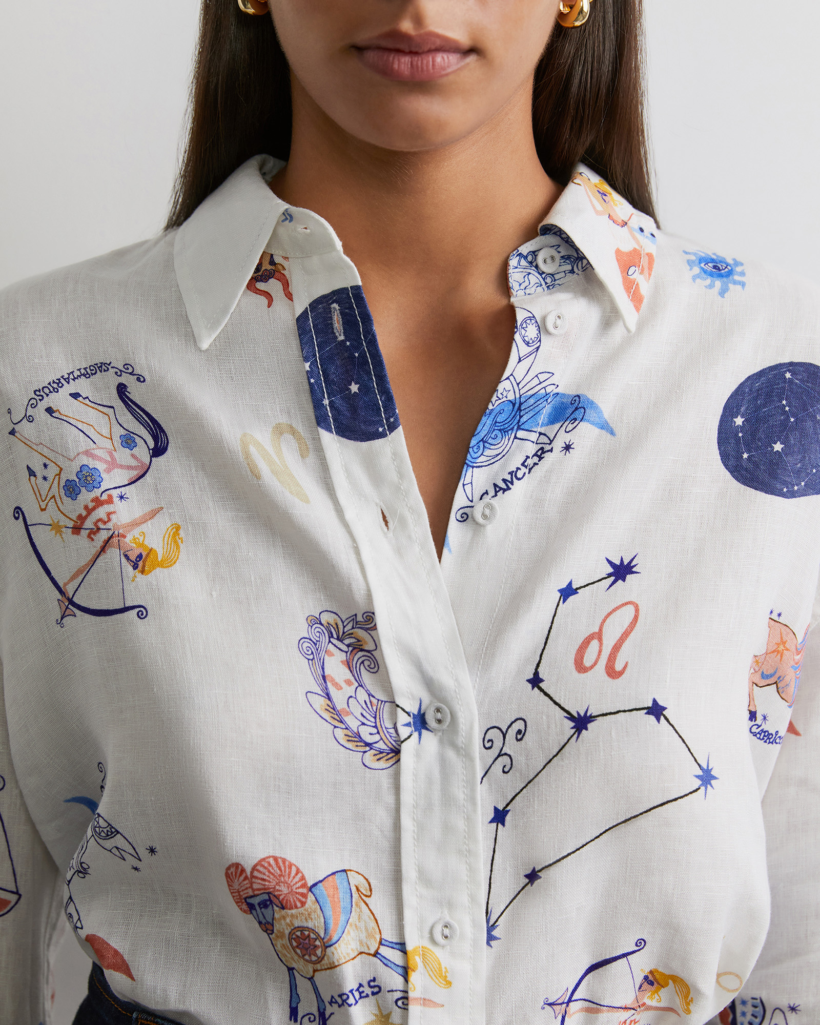 Zodiac linen shirts on sale