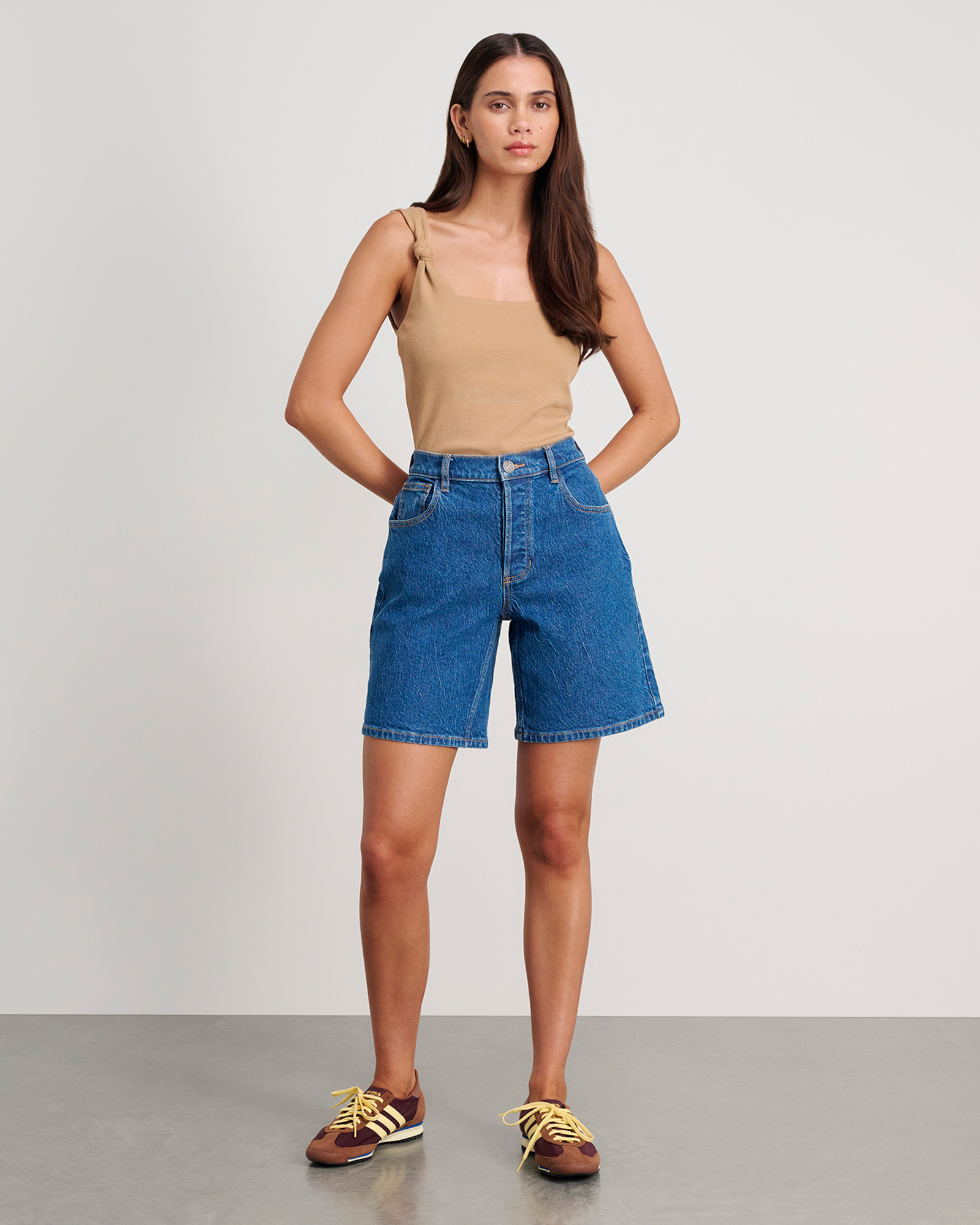 Jag denim shorts top